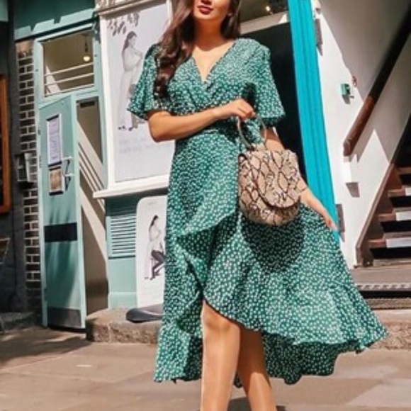 NWT Sexy Boho Maxi Split Summer Dress S: Sm-Med - Picture 5 of 16